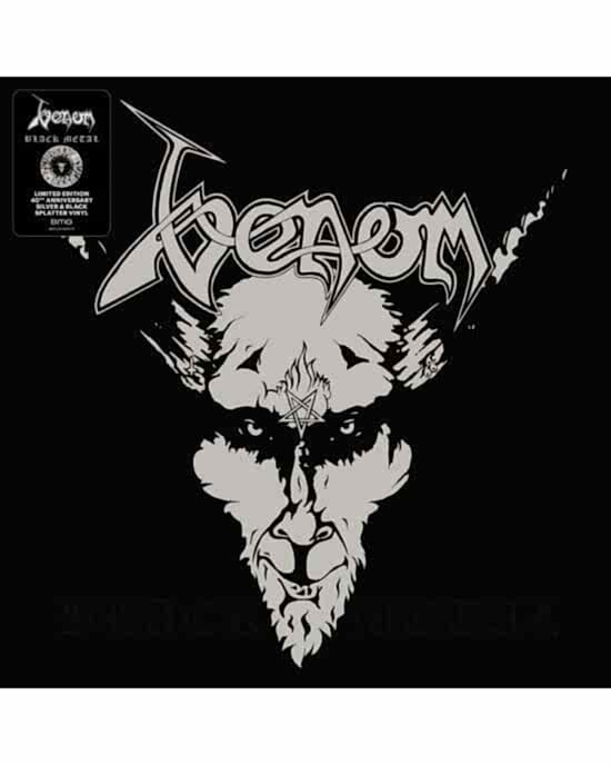 Venom - Black Metal (40th Anniversary Edition - Silver & Black Splatter Vinyl) (Sıfır - Kapalı Ambalaj)