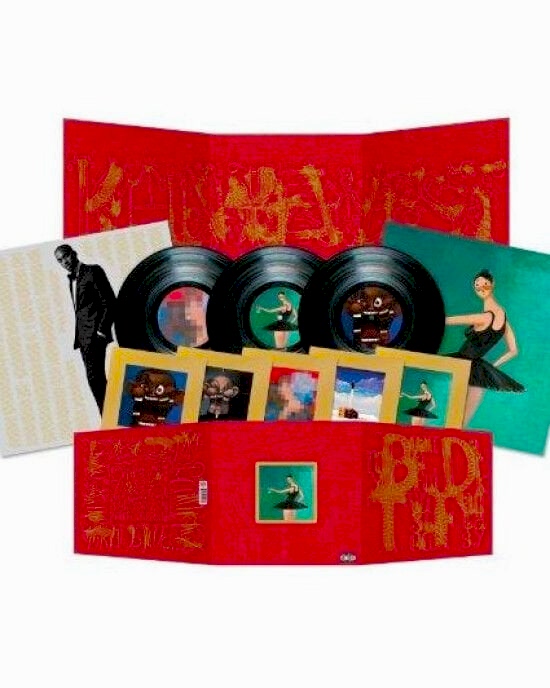 Kanye West – My Beautiful Dark Twisted Fantasy (3LP) Plak (Sıfır - Kapalı Amabalaj)