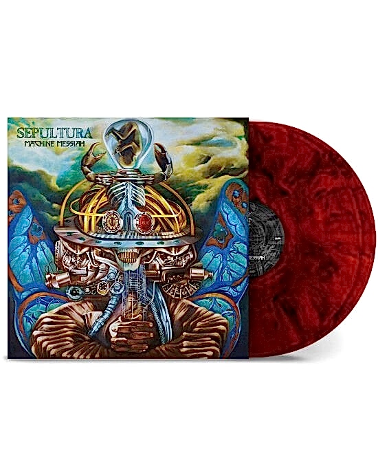 Sepultura – Machine Messiah (40th Anniversary Limited Edition - Ruby Red Marble Vinyl) Plak (Sıfır - Kapalı Ambalaj)