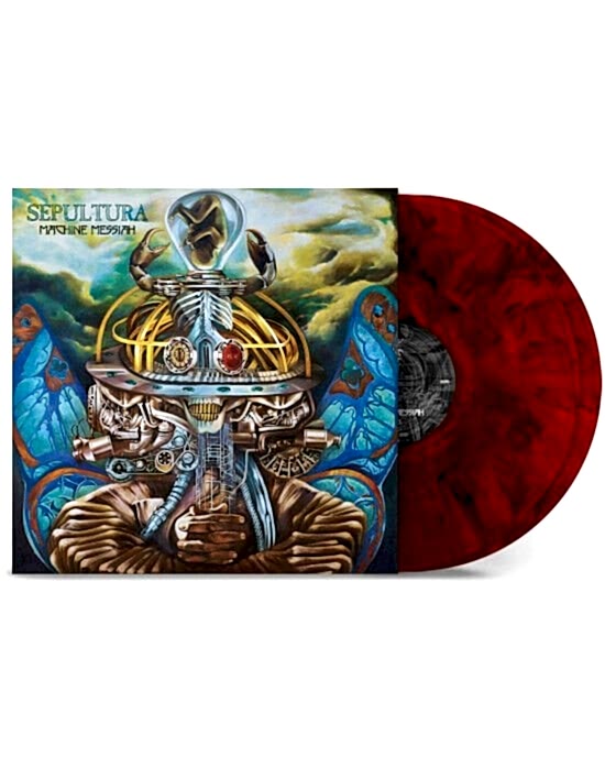 Sepultura – Machine Messiah (40th Anniversary Limited Edition - Ruby Red Marble Vinyl) Plak (Sıfır - Kapalı Ambalaj)